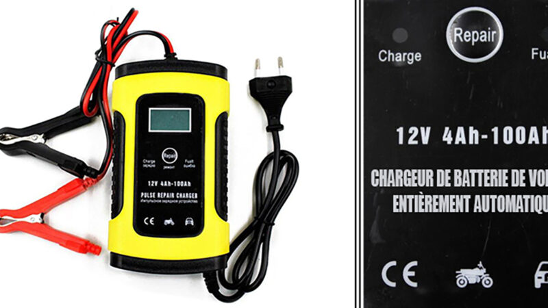 Chargeur de batterie de voiture entièrement automatique 110 V à 220 V