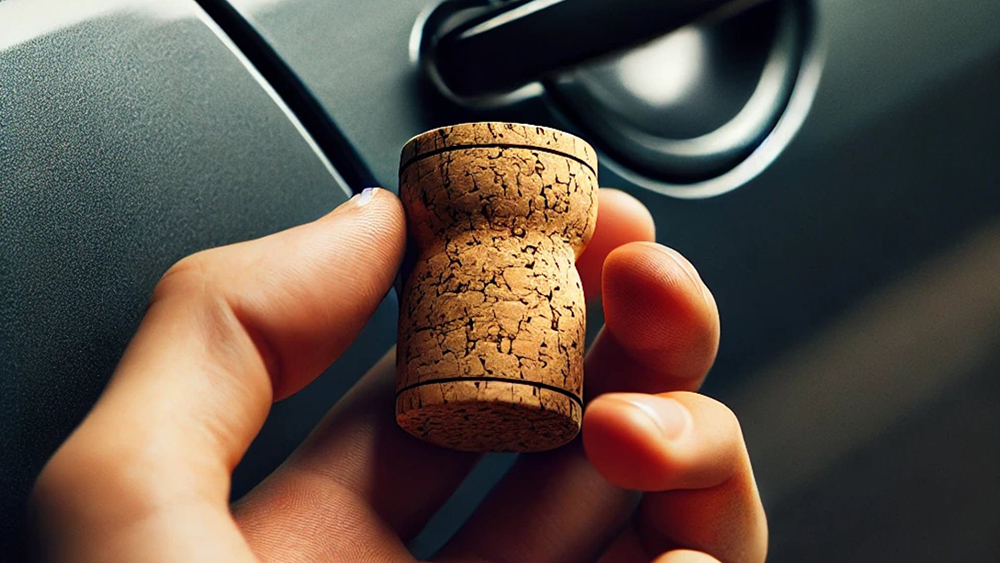Pourquoi les automobilistes sont désormais nombreux à placer un bouchon en liège dans leur voiture ? L’astuce est surprenante !
