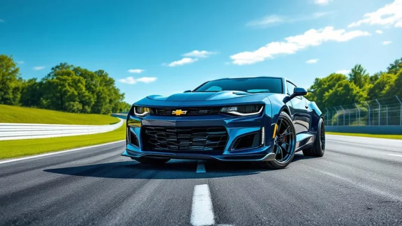 Chevrolet Camaro COPO 2023 : V8 de 10,4L, machine de course à ne pas manquer