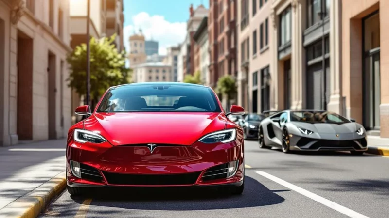 Tesla défie Lamborghini en duel : qui est la reine de la vitesse ?