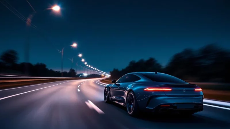 Choc : un jeune conducteur fonce à 268 km/h en pleine nuit