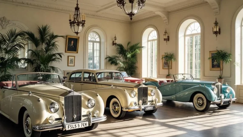 Découverte incroyable d’une collection de voitures vintage dans un château en Californie