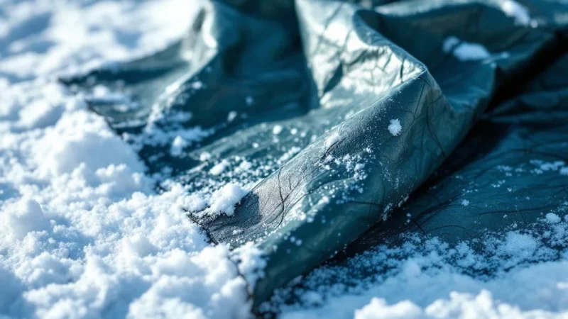 Déneiger Facilement:  L’Astuce Infaillible avec une Bâche à Découvrir