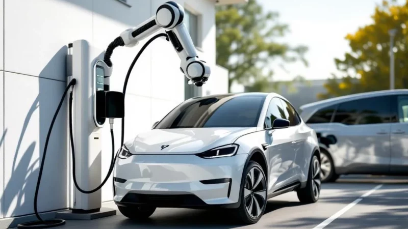 Des robots pour recharger votre voiture électrique sans effort