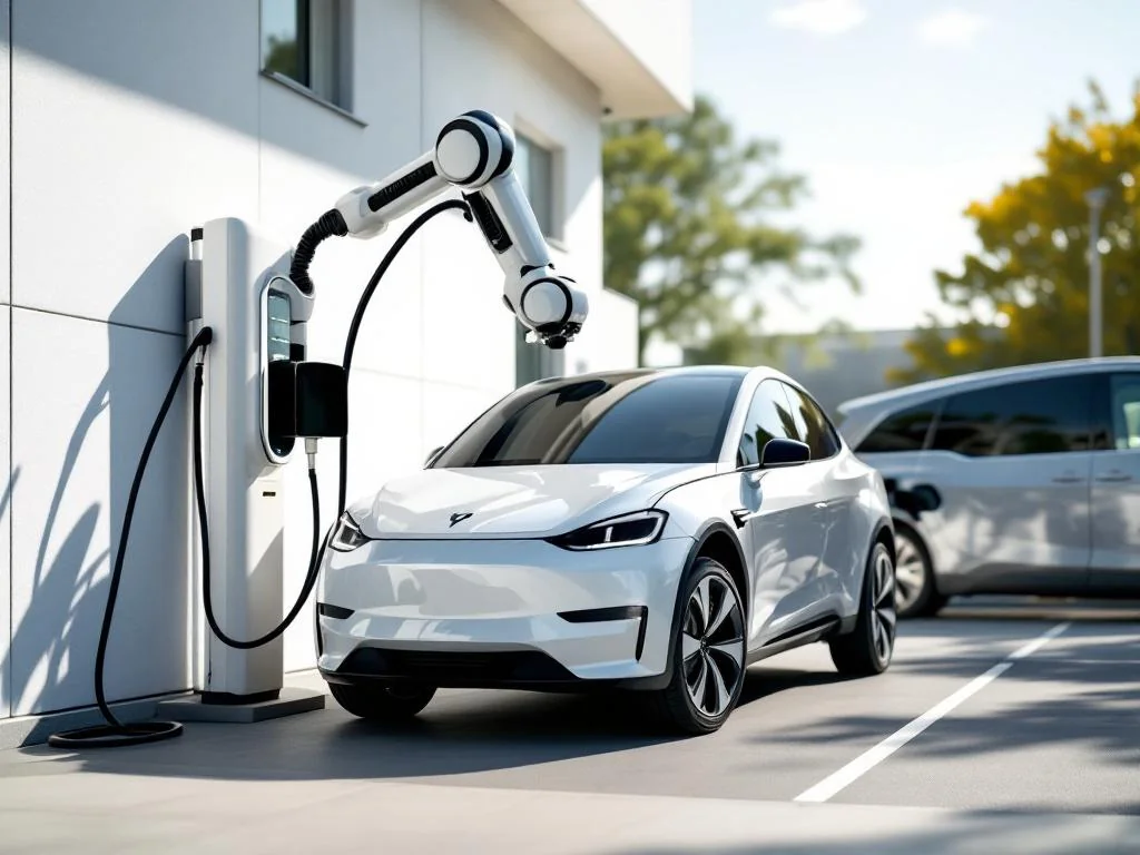 Des robots pour recharger votre voiture électrique sans effort