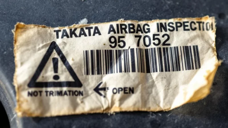 Enquête choc sur le retard des géants auto dans les rappels d’airbags Takata