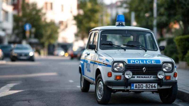 Incroyable:Une  Renault 5 policière en vente aux enchères à ne pas manquer