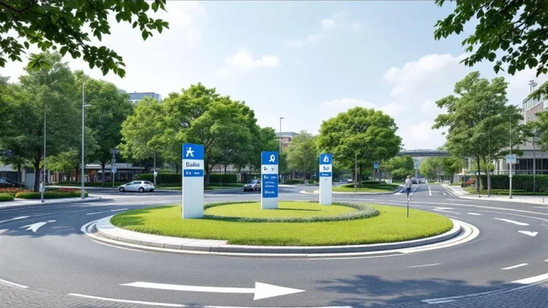 Le rond-point hollandais révolutionne la circulation en France