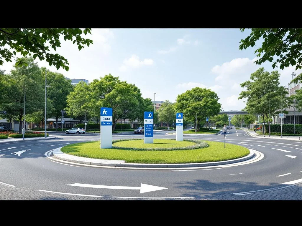 Le rond-point hollandais révolutionne la circulation en France