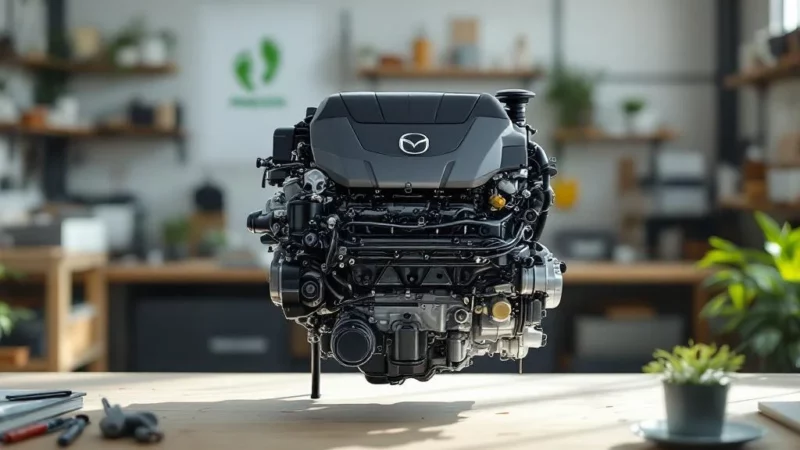 Mazda dévoile un moteur thermique à bilan carbone négatif