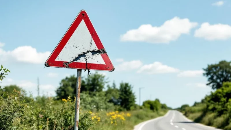 Panneau trafiqué Dans La Marne : des automobilistes piégés à 90 km/h
