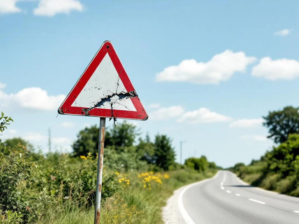 Panneau trafiqué Dans La Marne : des automobilistes piégés à 90 km/h