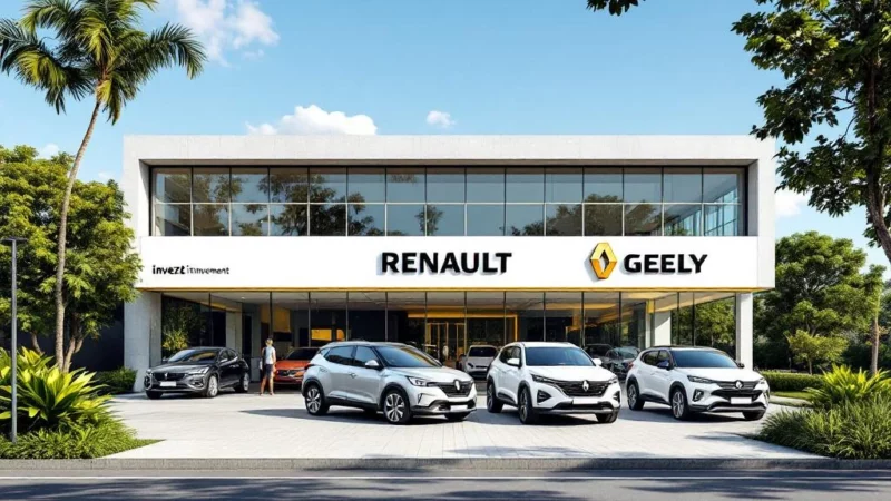Renault et Geely investissent 616 millions d’euros au Brésil