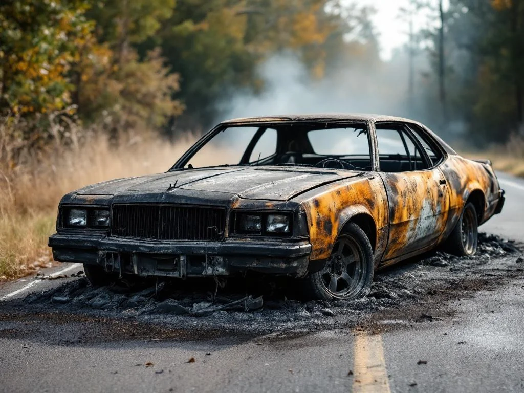 Tragédie à Saint-Marcel-Bel-Accueil :Un corps calciné découvert dans une voiture en flammes