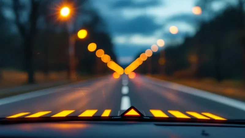 Balises lumineuses obligatoires en France en 2026 Succès en Espagne, le scénario s’invite chez nous