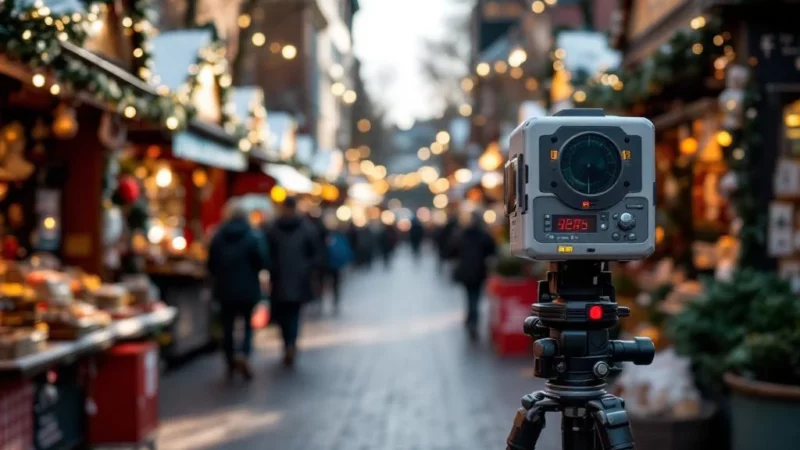 Ce radar à 0 km/h qui flashe tout au marché de Noël de Lübeck