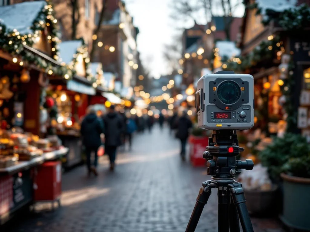 Ce radar à 0 km/h qui flashe tout au marché de Noël de Lübeck