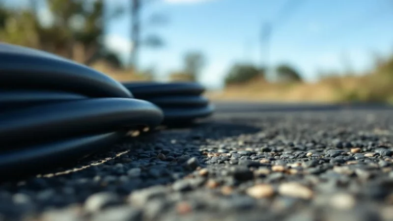 Ces câbles noirs mystérieux sur la route -A quoi servent ils?