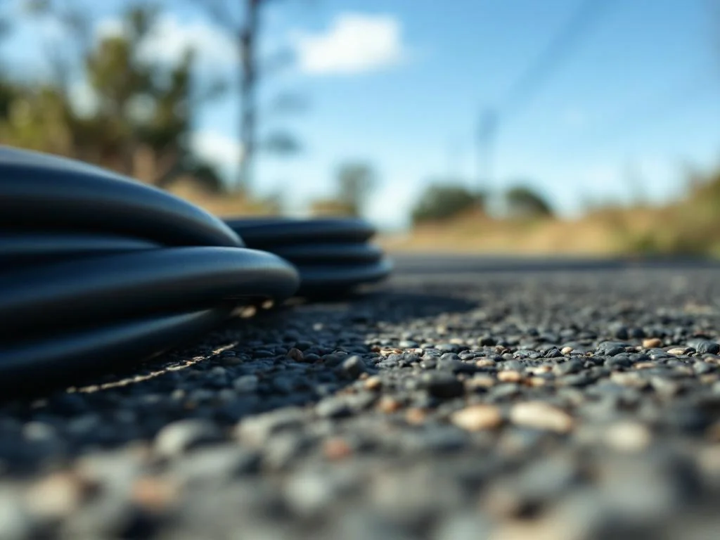 Ces câbles noirs mystérieux sur la route -A quoi servent ils?