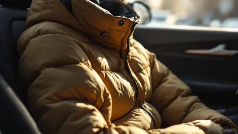 Doudoune au volant : un risque caché qui peut vous coûter cher