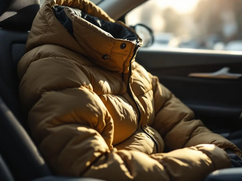 Doudoune au volant : un risque caché qui peut vous coûter cher
