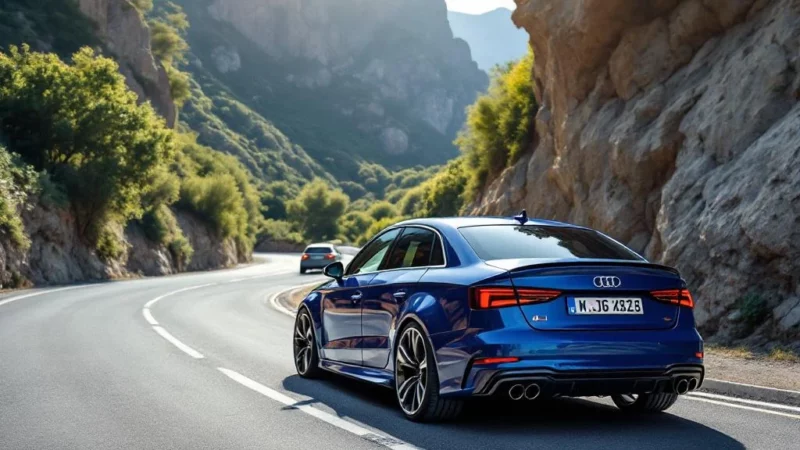 Audi RS3 à 304 km/h : un conducteur défie la route grecque