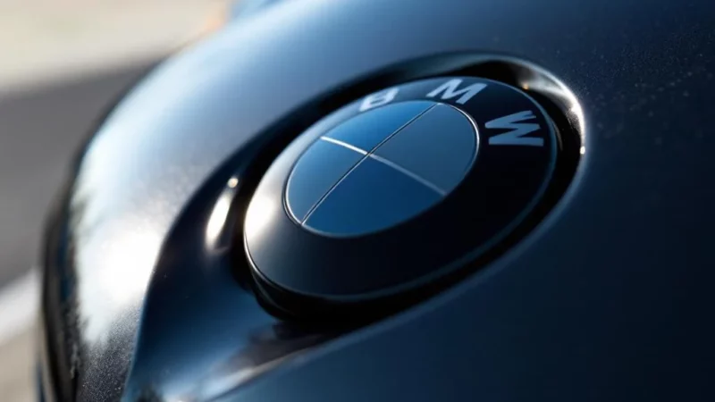 BMW dévoile un logo noir mat futuriste pour sa nouvelle génération