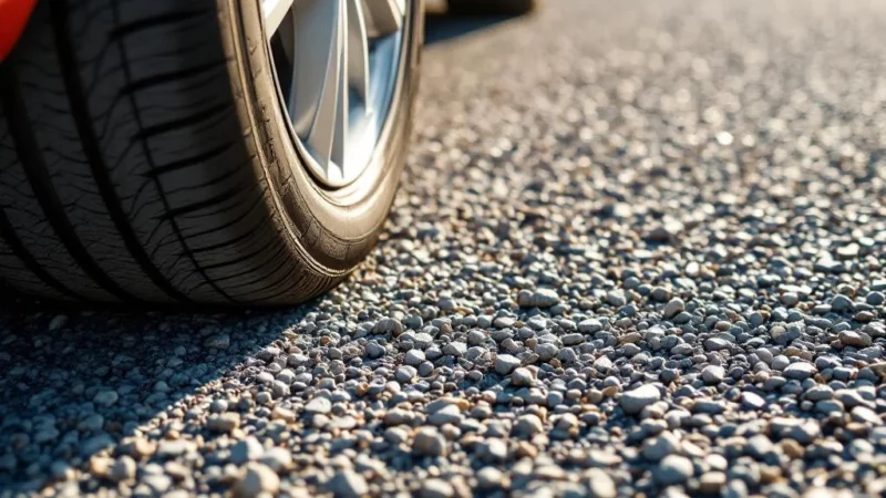 Comment éviter d’endommager vos pneus quand des gravillons s’y coincent