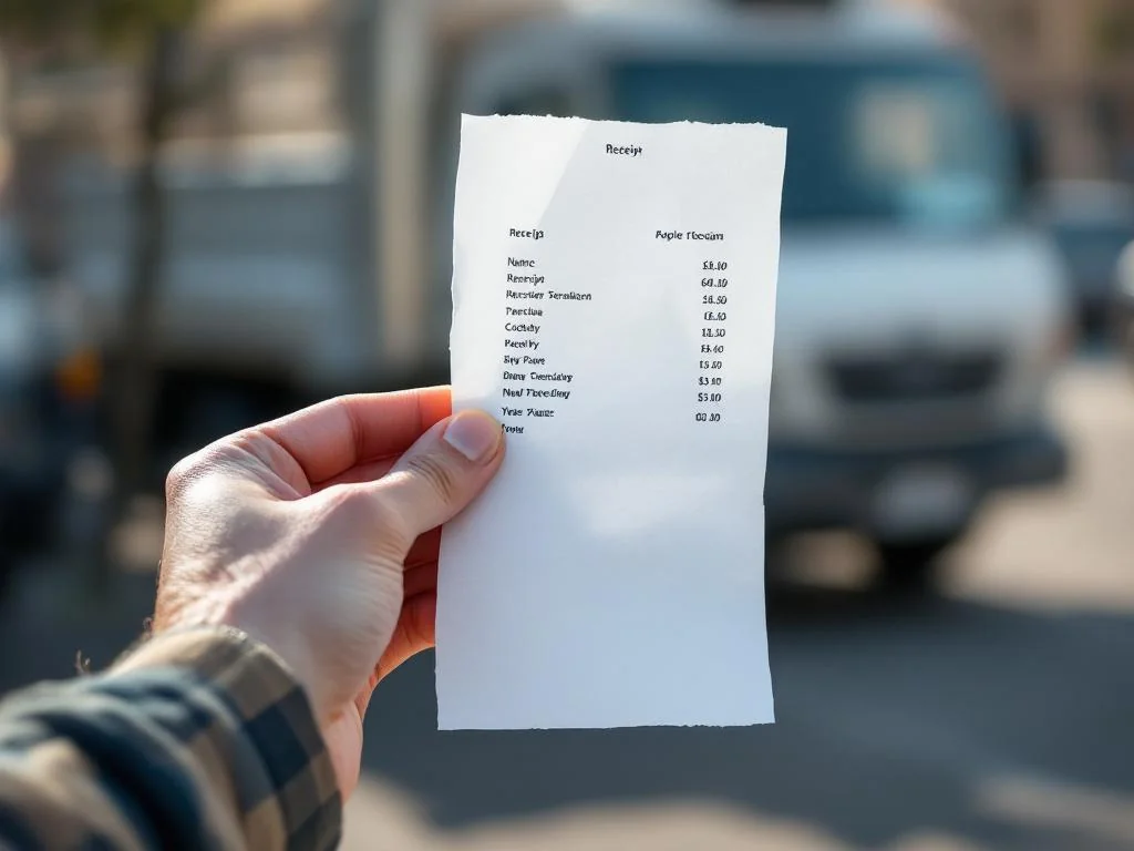 Il retrouve son utilitaire grâce à un simple ticket de caisse oublié