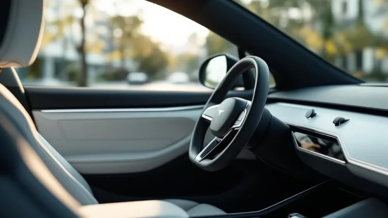 Le volant pliable révolutionne la conduite autonome dès 2026