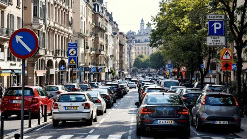 Lyon en tête des villes les plus embouteillées de France en 2025