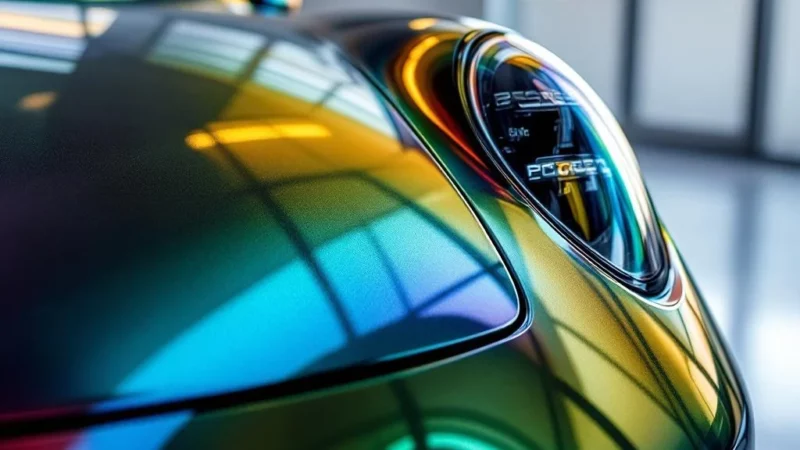 Porsche invente une peinture qui peut reproduire toutes les couleurs visibles