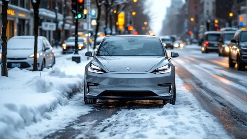 Véhicules électriques en hiver : et si la batterie lâchait dans les bouchons ?