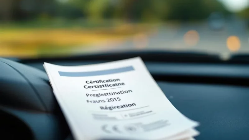 Carte Grise : Une hausse record dès 2026 dans plusieurs régions françaises