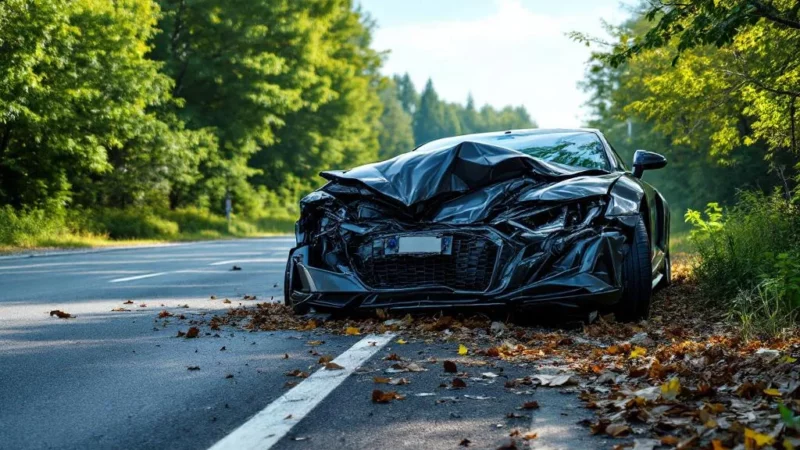 Choc à 290 km/h un homme éjecté d’une Audi,a survecu