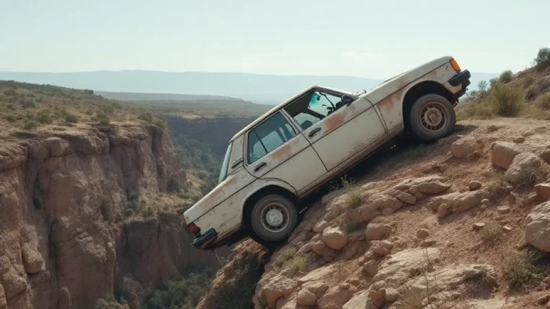 Fraude d’assurance : un homme jette sa voiture dans un ravin pour 14 425 €