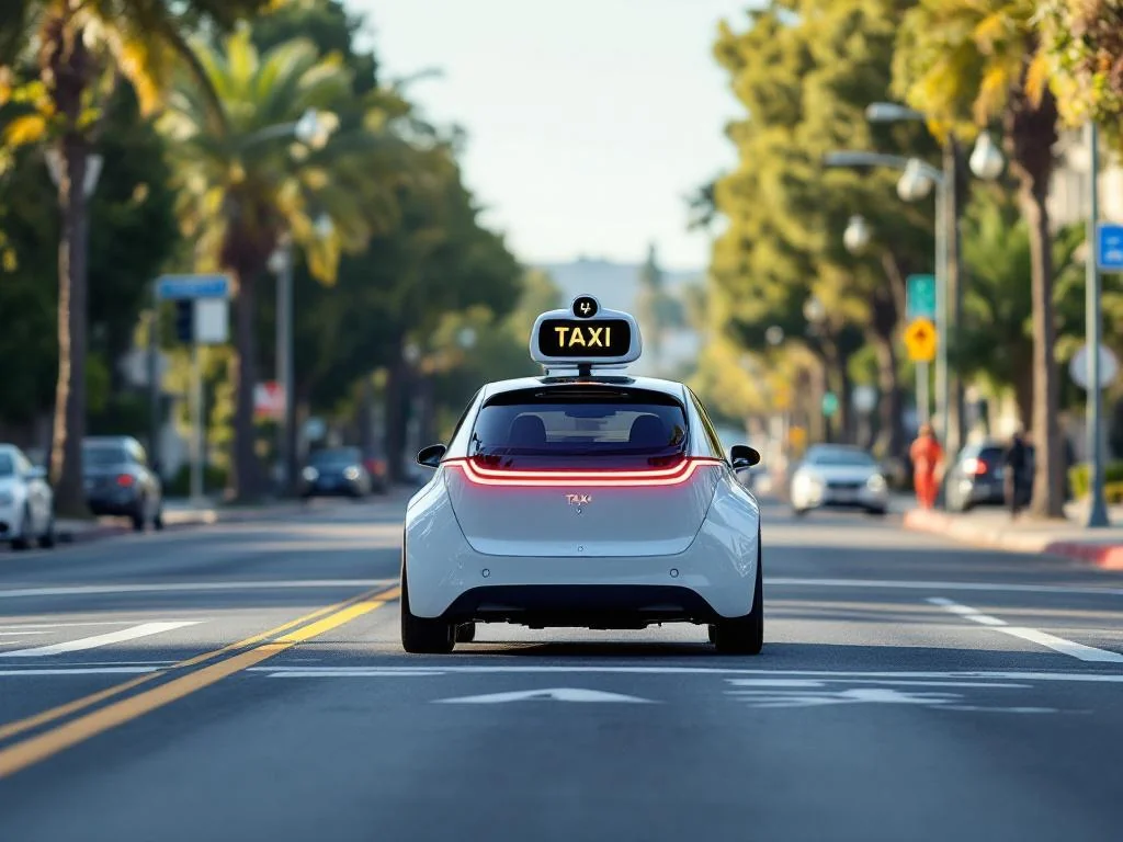 Un Robotaxi sans conducteur arrêté en pleine infraction en Californie