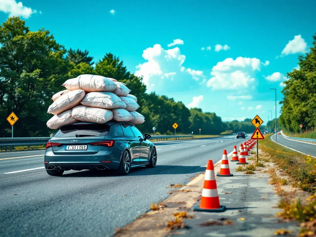 Une Famille arrêtée avec 355kg en trop sur l’autoroute