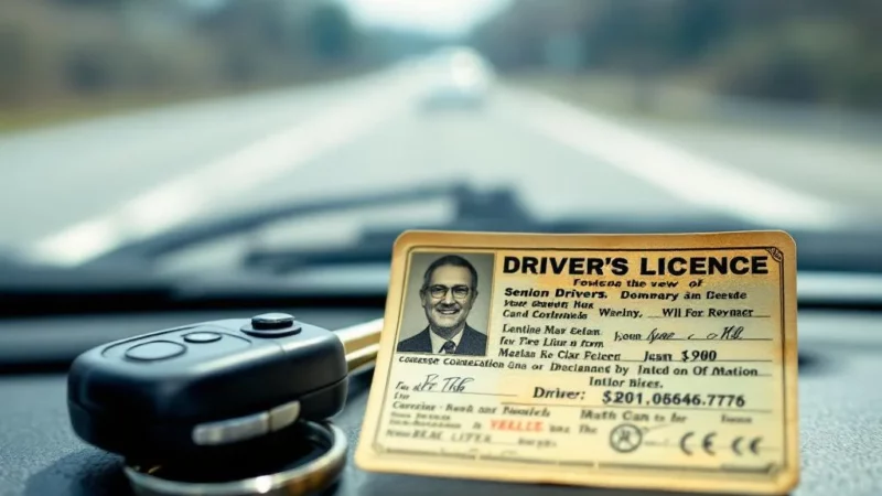 2026 : La nouvelle loi qui menace les conducteurs seniors sans permis