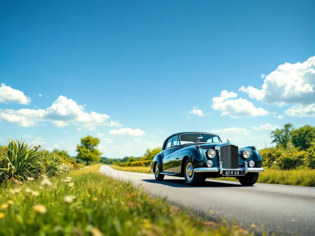 À 71 ans Pascal propose des covoiturages en Bentley mythique