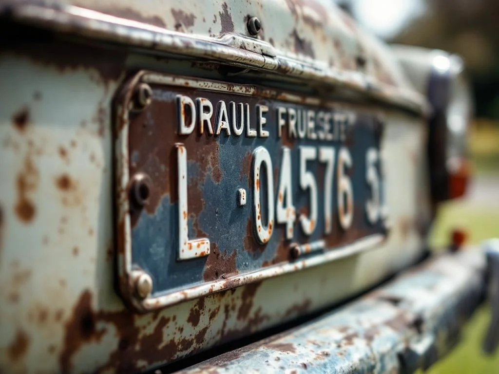 Les anciennes plaques d&rsquo;immatriculation françaises bientôt totalement disparues