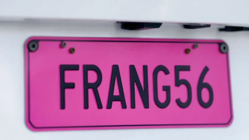 Plaques d’immatriculation roses : les contrôles s’intensifient en 2026