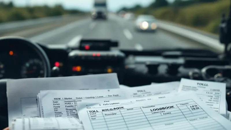 Un Chauffeur de camion a fraudé  144 péages et 13 000 € d&rsquo;impayés