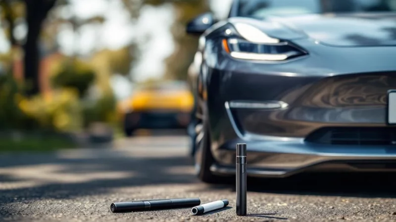 Une voiture électrique alimentée par des e-cigarettes jetables un défi révolutionnaire