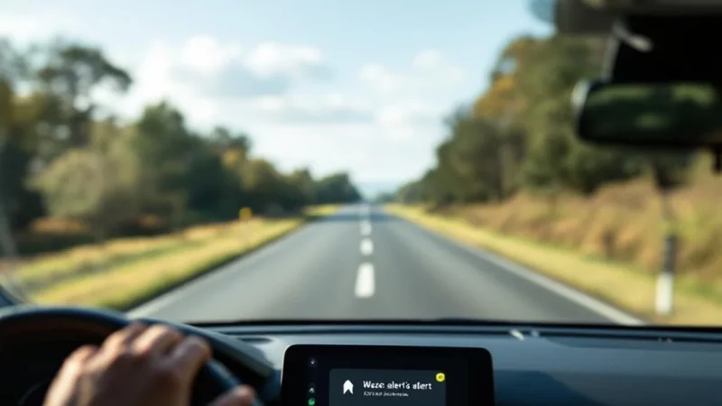 Waze lance une alerte révolutionnaire pour sauver des vies sur la route