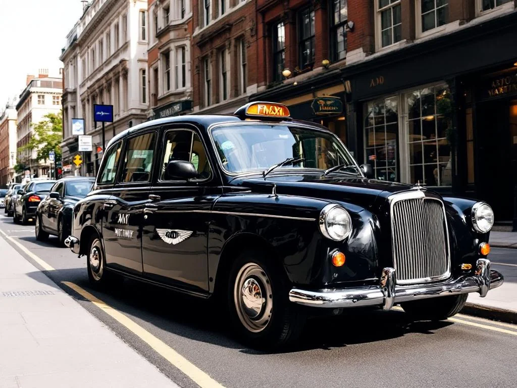 Aston Martin en procès pour son logo sur les taxis londoniens