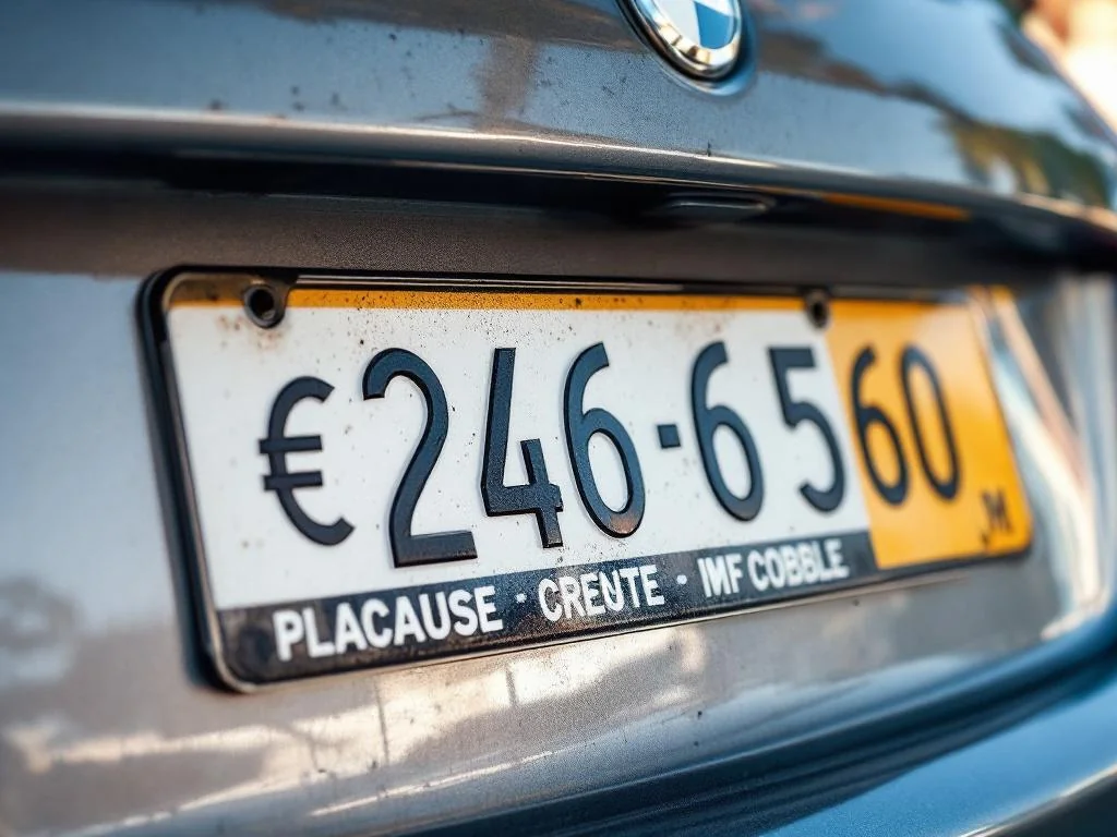 Ces plaques d’immatriculation qui coûtent une fortune et font scandale