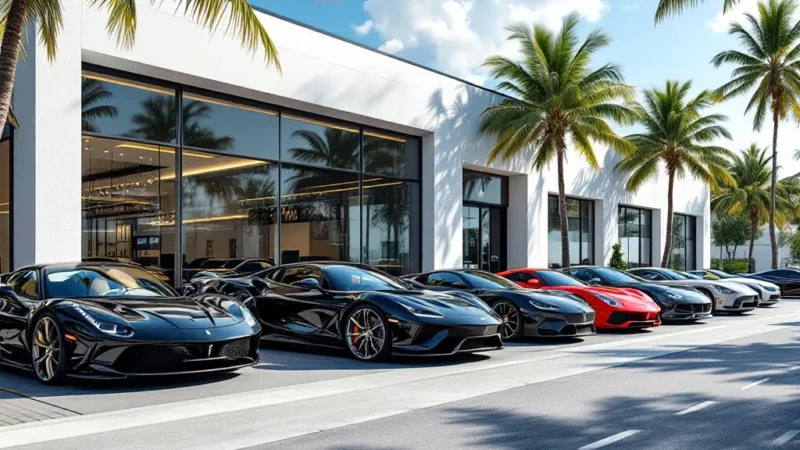 Elle achète 10 voitures de luxe en 8 jours à Miami un record étonnant