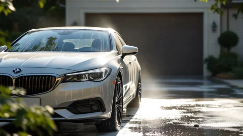Lavages de voiture chez soi : attention aux amendes et sanctions
