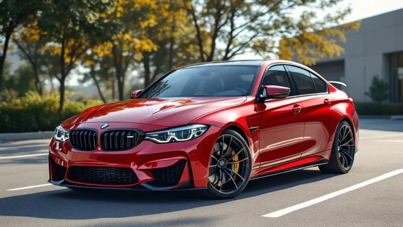 Retraite Épique : Un employé reçoit une BMW M3 rouge après 45 ans de service